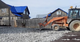 Отсыпка участка Советская Гавань, цена от 211 р./куб.